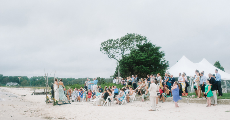 North Fork Beach Wedding