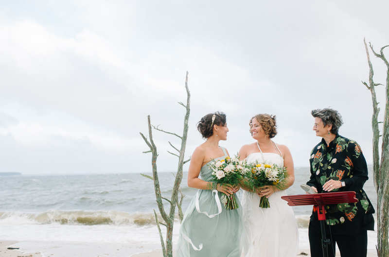 North Fork Beach Wedding